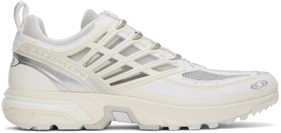Shop Salomon White Acs Pro Sneakers In White/vanilla/lunark