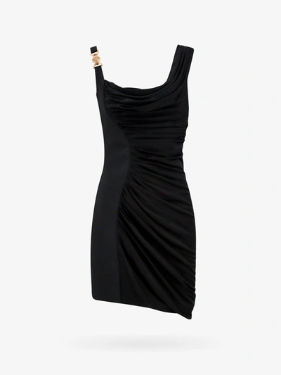 Shop Versace Dress In Black