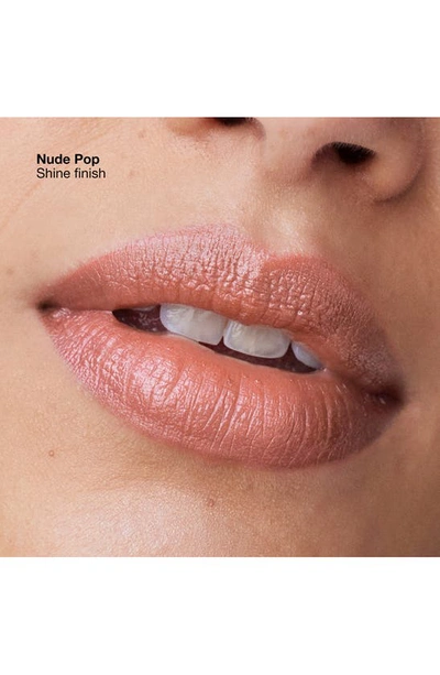 Shop Clinique Pop Longwear Lipstick In Nude Pop