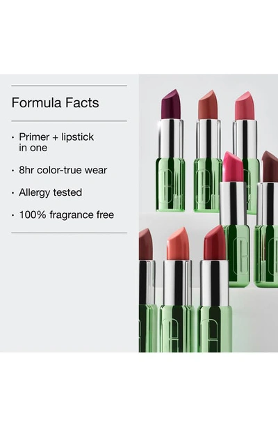 Shop Clinique Pop Longwear Lipstick In Petal Pop