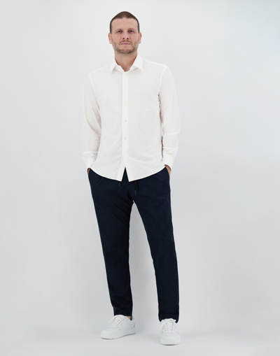 Herno Spring Ultralight Scuba Shirt In White