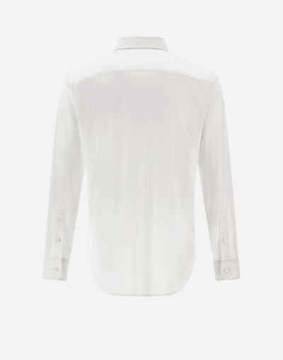 Herno Spring Ultralight Scuba Shirt In White