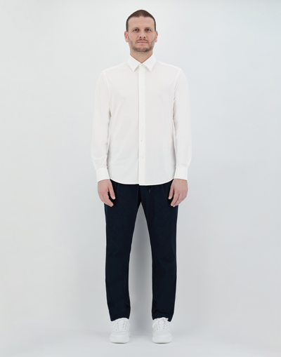 Herno Spring Ultralight Scuba Shirt In White