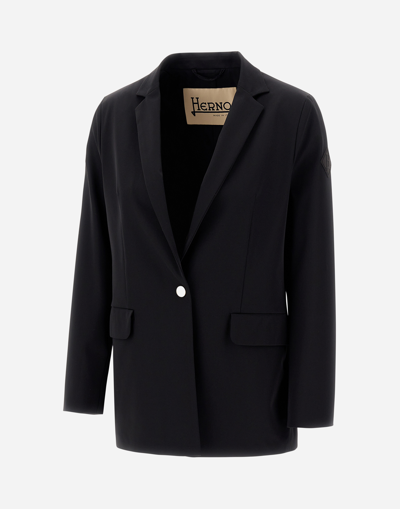 Shop Herno ウィメンズ Easy Suit Stretch ジャケット In Black