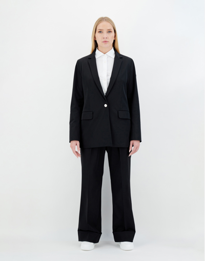 Shop Herno ウィメンズ Easy Suit Stretch ジャケット In Black