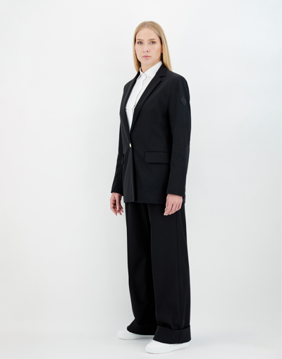 Shop Herno ウィメンズ Easy Suit Stretch ジャケット In Black