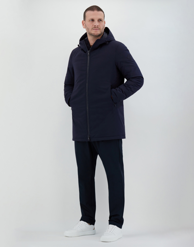 Shop Herno Keystone Parka In Navy Blue