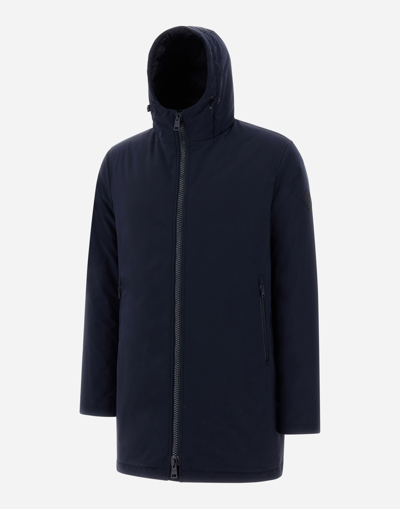 Shop Herno Keystone Parka In Navy Blue