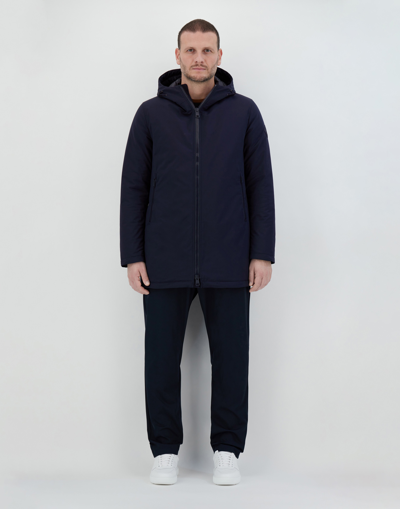 Shop Herno Keystone Parka In Navy Blue