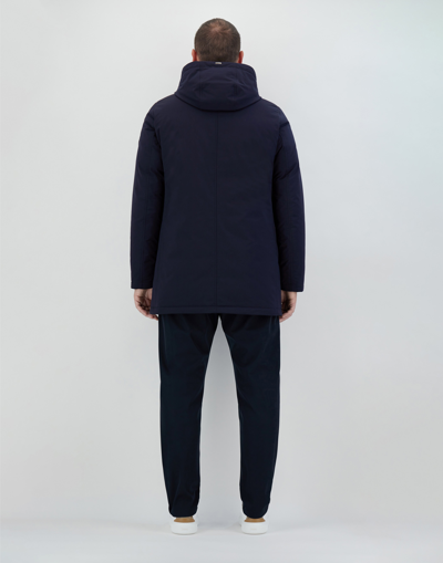 Shop Herno Keystone Parka In Navy Blue