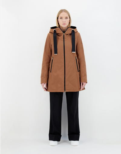 Herno A-line Jacket In Keystone In Macadamia