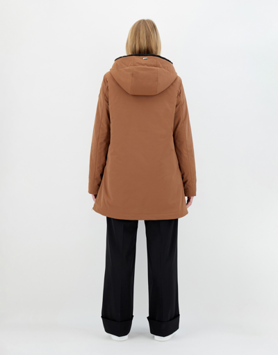 Herno A-line Jacket In Keystone In Macadamia