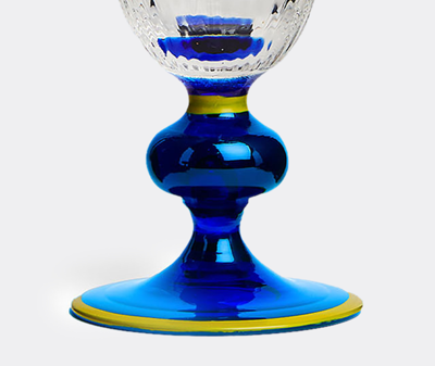 La Doublej Glassware Blue Uni In Blue