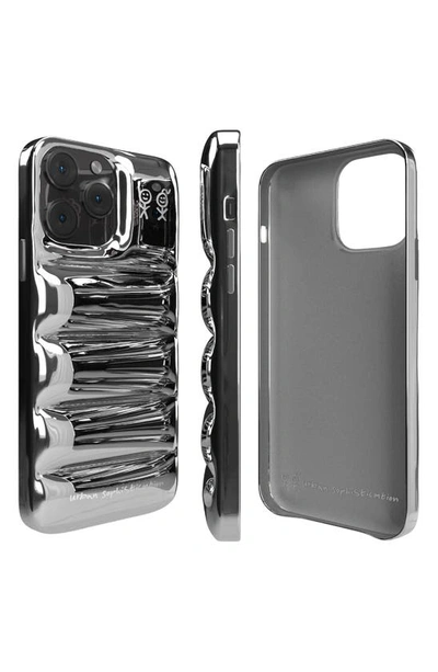 Shop Urban Sophistication The Puffer Case® Patent Iphone Pro Case In Mirror