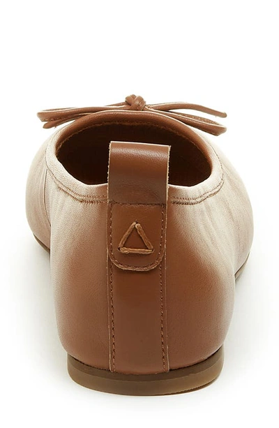 Kelsi Dagger Brooklyn Frankie Square Toe Ballet Flat In Gingerbread