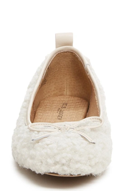 Shop Kelsi Dagger Brooklyn Frankie Square Toe Ballet Flat In Natural