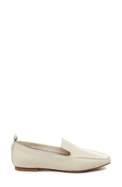 Shop Kelsi Dagger Brooklyn Finley Square Toe Flat In Cream