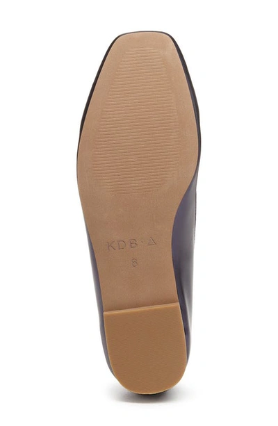 Shop Kelsi Dagger Brooklyn Frankie Square Toe Ballet Flat In Midnight