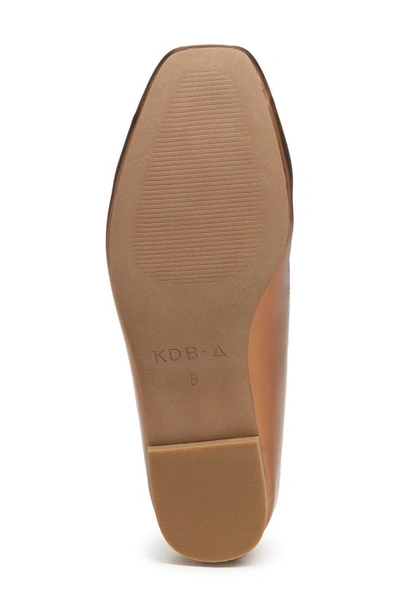 Shop Kelsi Dagger Brooklyn Frankie Square Toe Ballet Flat In Cognac