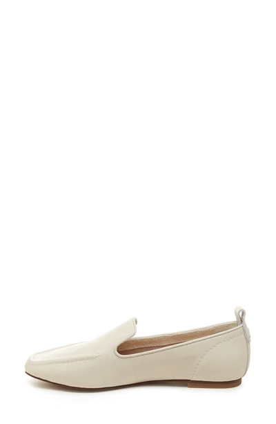 Shop Kelsi Dagger Brooklyn Finley Square Toe Flat In Cream