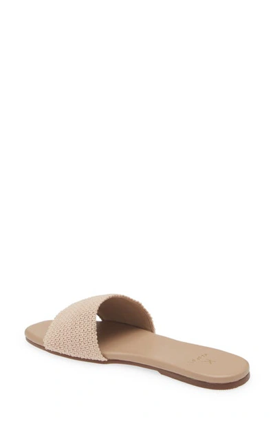 Kaanas Mallow Slide Sandal In Blush