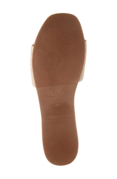 Kaanas Mallow Slide Sandal In Blush