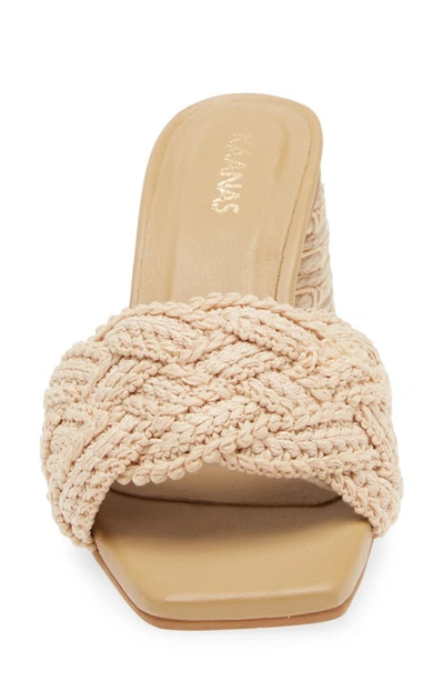 Shop Kaanas Calliope Slide Sandal In Natural