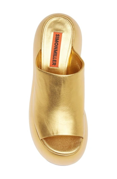 Shop Simon Miller Bubble Platform Wedge Sandal In Star Gold