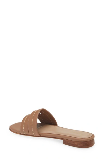 Kaanas Maya Chunky Slide Sandal In Honey