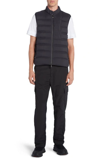 Moncler Oserot Water Repellent Down Puffer Vest In Black