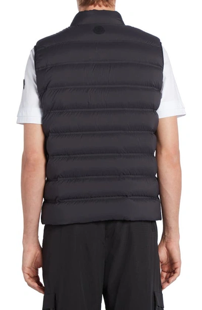 Moncler Oserot Water Repellent Down Puffer Vest In Black
