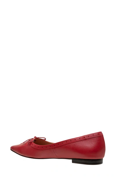 Shop Linea Paolo Noella Flat In Red