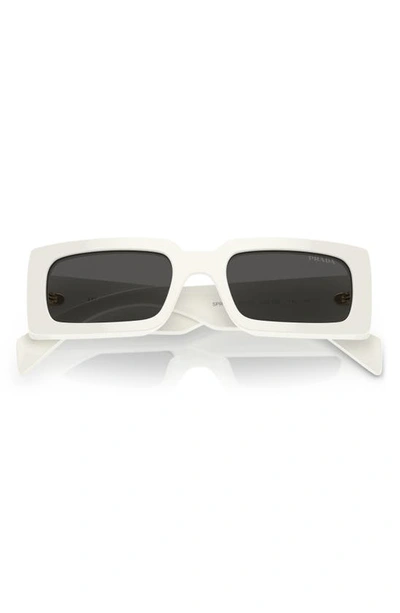 Shop Prada 52mm Pillow Sunglasses In Bone