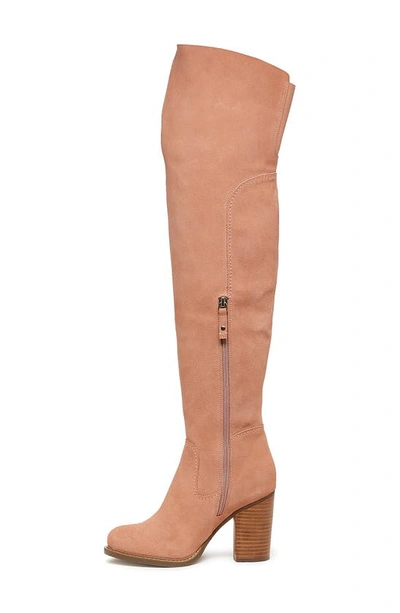 Kelsi Dagger Brooklyn Logan Over The Knee Boot In Mauve