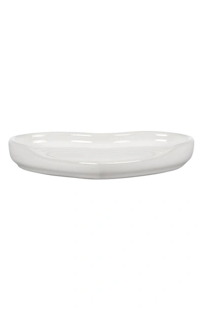 Le Creuset Stoneware Heart Spoon Rest In White