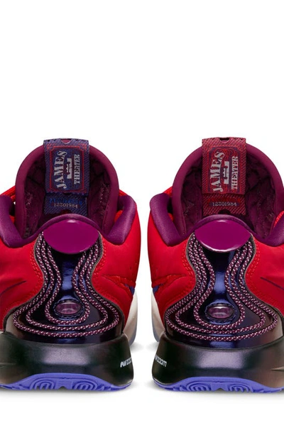 Shop Nike Kids' Lebron Xxi Se Sneaker In Red/ Ivory/ Bordeaux/ Blue