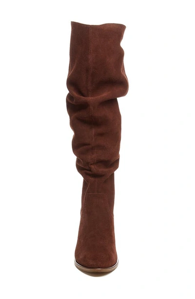 Shop Kelsi Dagger Brooklyn Easton Slouch Knee High Boot In Chocolate