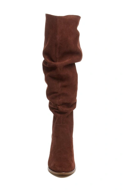 Kelsi Dagger Brooklyn Easton Slouch Knee High Boot In Chocolate