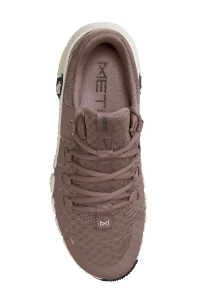 Nike Free Metcon 5 Training Shoe In Smokey/ Violet/ Bone