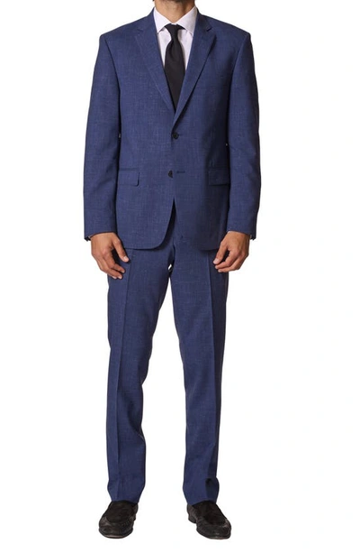 Shop Jb Britches Sartorial Classic Fit Wool & Linen Suit In Blue