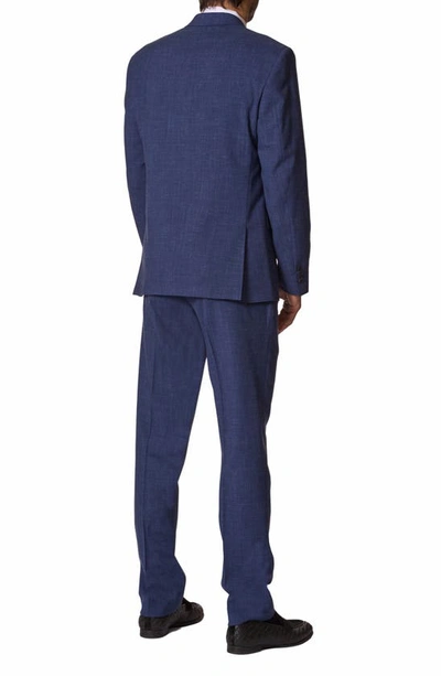 Jb Britches Sartorial Classic Fit Wool & Linen Suit In Blue