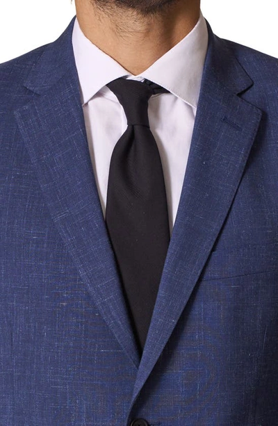 Jb Britches Sartorial Classic Fit Wool & Linen Suit In Blue