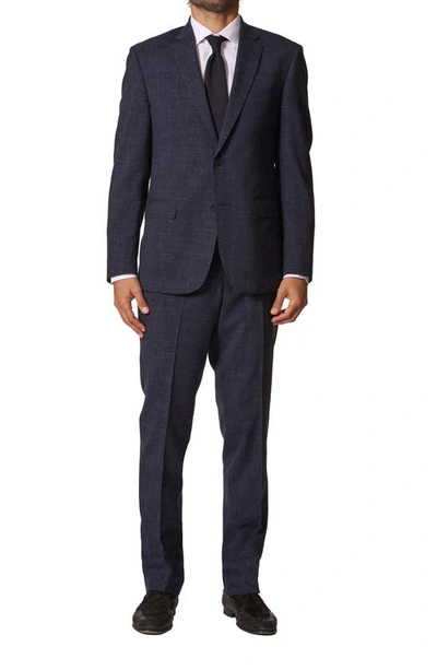 Shop Jb Britches Sartorial Classic Fit Wool & Linen Suit In Navy