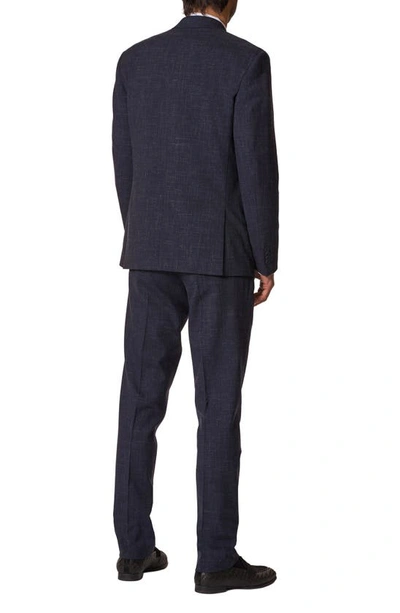 Shop Jb Britches Sartorial Classic Fit Wool & Linen Suit In Navy