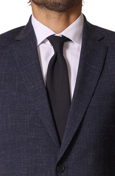 Jb Britches Sartorial Classic Fit Wool & Linen Suit In Navy