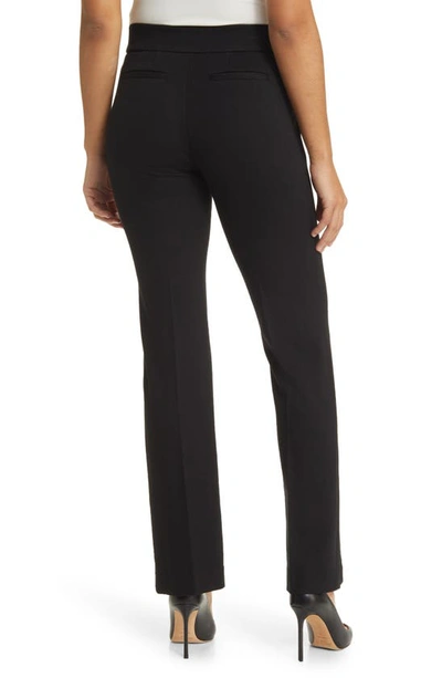 Anne Klein Pull-on Kick Flare Ankle Pant In Anne Black