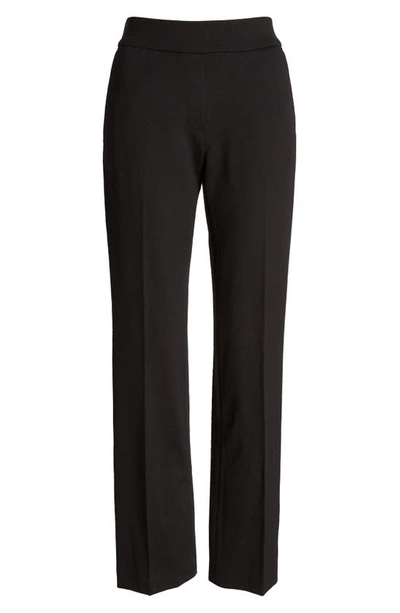 Anne Klein Pull-on Kick Flare Ankle Pant In Anne Black