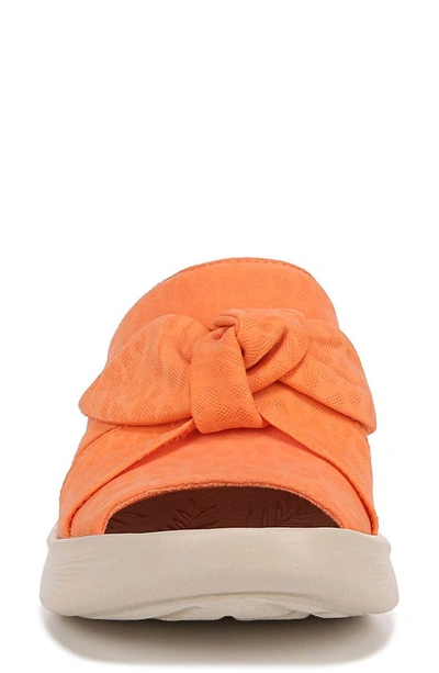 Shop Bzees Smile Ii Wedge Slide Sandal In Orange
