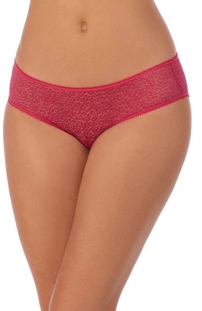 Shop Dkny Modern Lace Hipster Panties In Rose