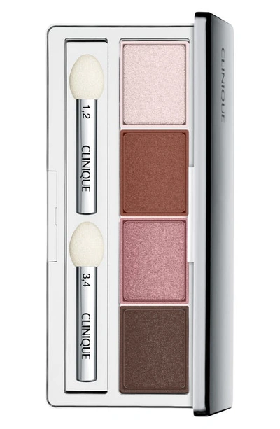 Shop Clinique All About Shadow Eyeshadow Quad In Pink Chocolate